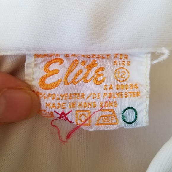 Retro White Collared Shirt - Picture 11 of 12